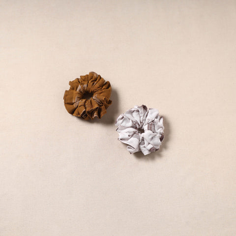 Handmade rubber band/scrunchies (set of 2) 174 - handcrafted