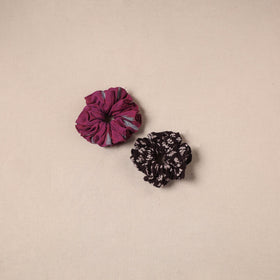 Handmade rubber band/scrunchies (set of 2) 22 - handcrafted