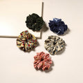 Multicolor - handmade rubber band/scrunchies (set of 5) 02