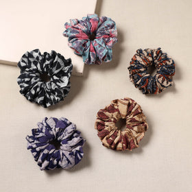 Handmade rubber band/scrunchies (set of 5) 06 - handcrafted
