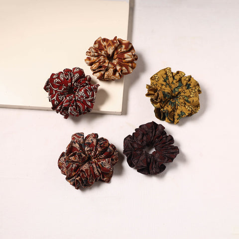Handmade rubber band/scrunchies (set of 5) 08 - handcrafted