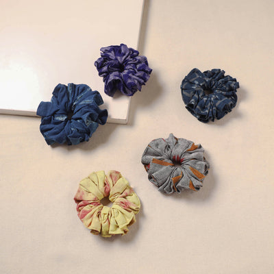 Handmade rubber band/scrunchies (set of 5) 115 - handcrafted