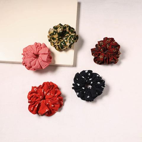 Handmade rubber band/scrunchies (set of 5) 19 - handcrafted