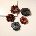 Multicolor - handmade rubber band/scrunchies (set of 5) 22