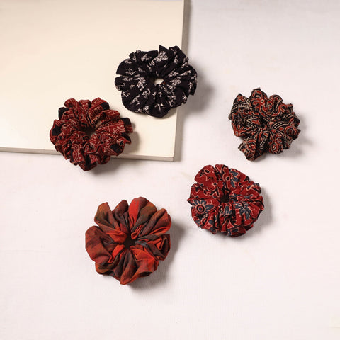 Handmade rubber band/scrunchies (set of 5) 24 - handcrafted