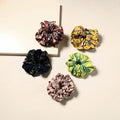 Multicolor - handmade rubber band/scrunchies (set of 5) 29