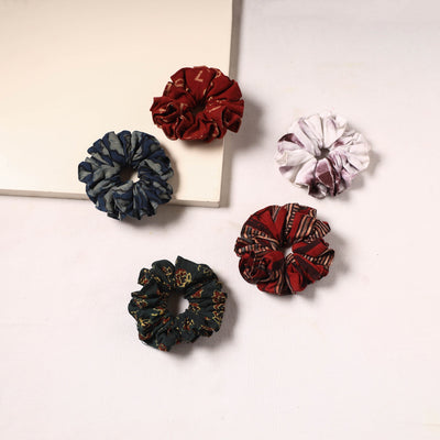 Handmade rubber band/scrunchies (set of 5) 36 - handcrafted