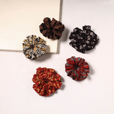 Handmade rubber band/scrunchies (set of 5) 37 - handcrafted