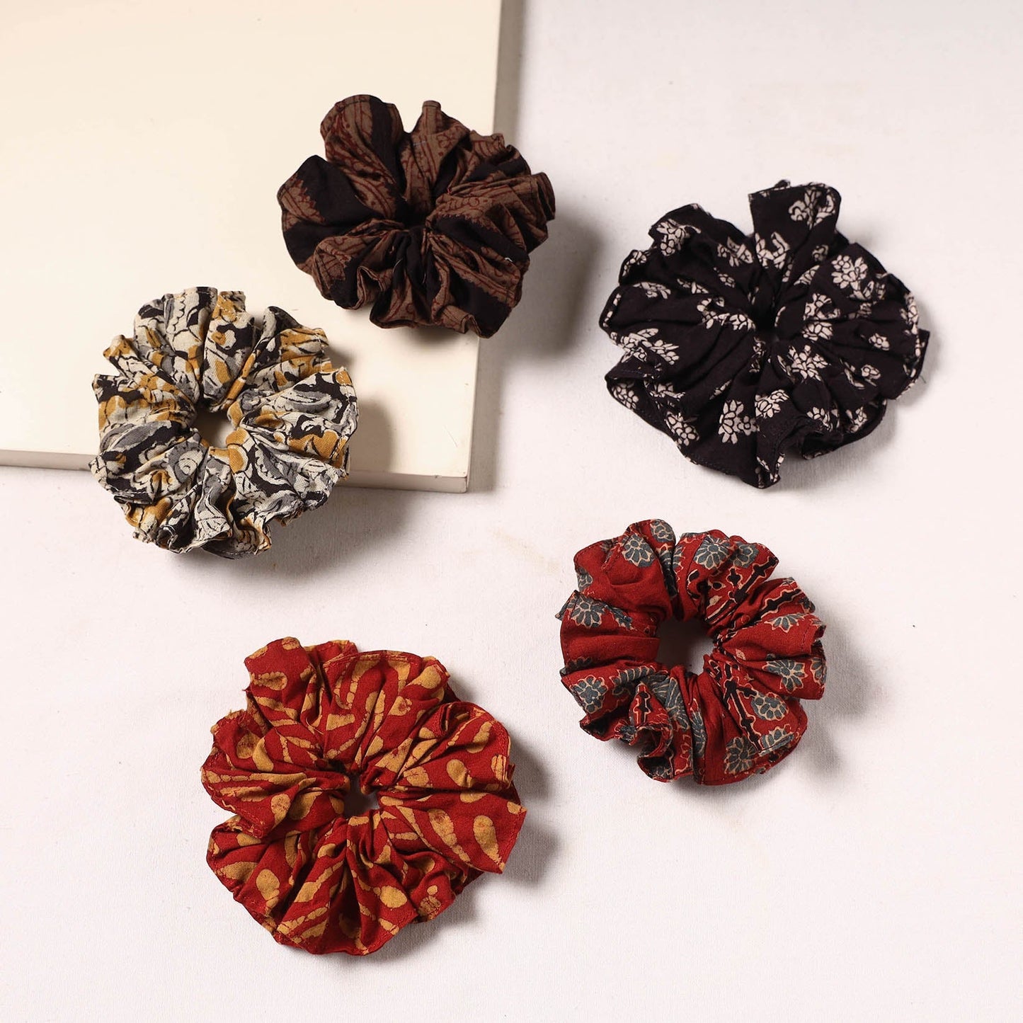 Handmade rubber band/scrunchies (set of 5) 37 - handcrafted