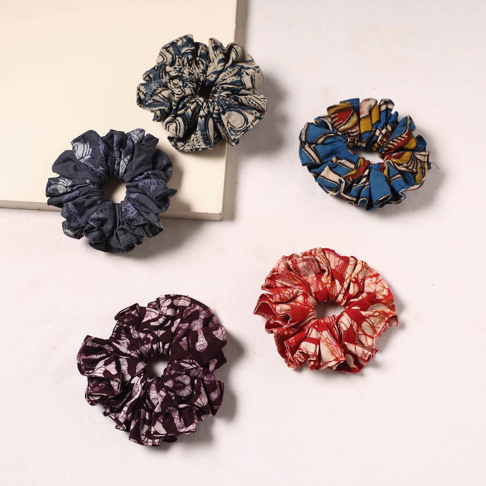 Handmade rubber band/scrunchies (set of 5) 38 - handcrafted