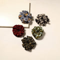 Multicolor - handmade rubber band/scrunchies (set of 5) 39
