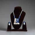 Buy Handmade Shell Jute Fabart Necklace Set Online