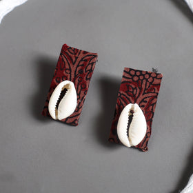 Handmade Shell Jute Fabart Necklace Set 34