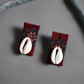 Handmade Shell Jute Fabart Necklace Set 36