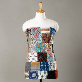 Buy Handmade Tukdi Kaam Patchwork Cotton kurta Material - (3 meter) 01 Online at iTokri.com