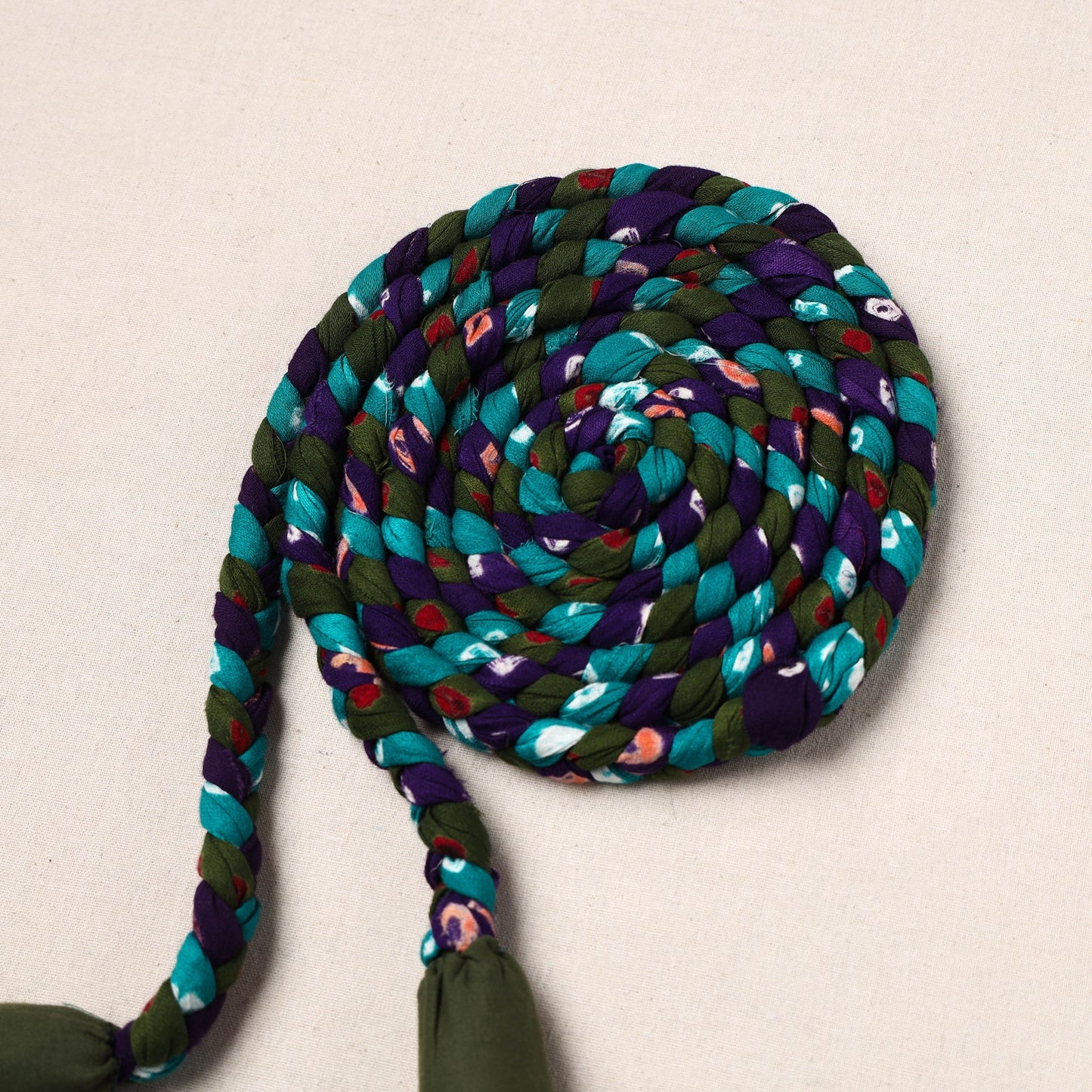  Handmade Upcycled Fabric Skipping Rope