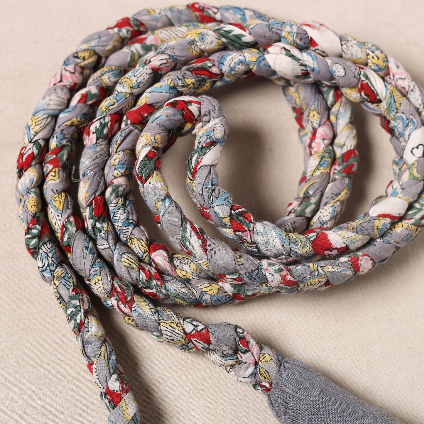  Handmade Upcycled Fabric Skipping Rope