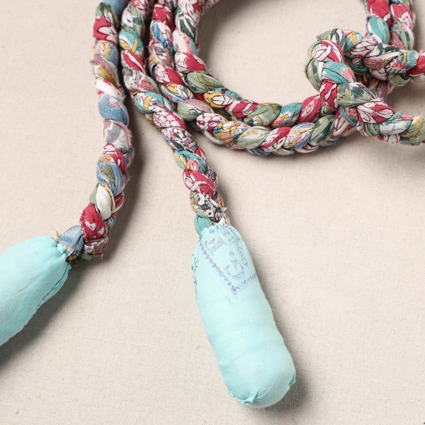  Handmade Upcycled Fabric Skipping Rope