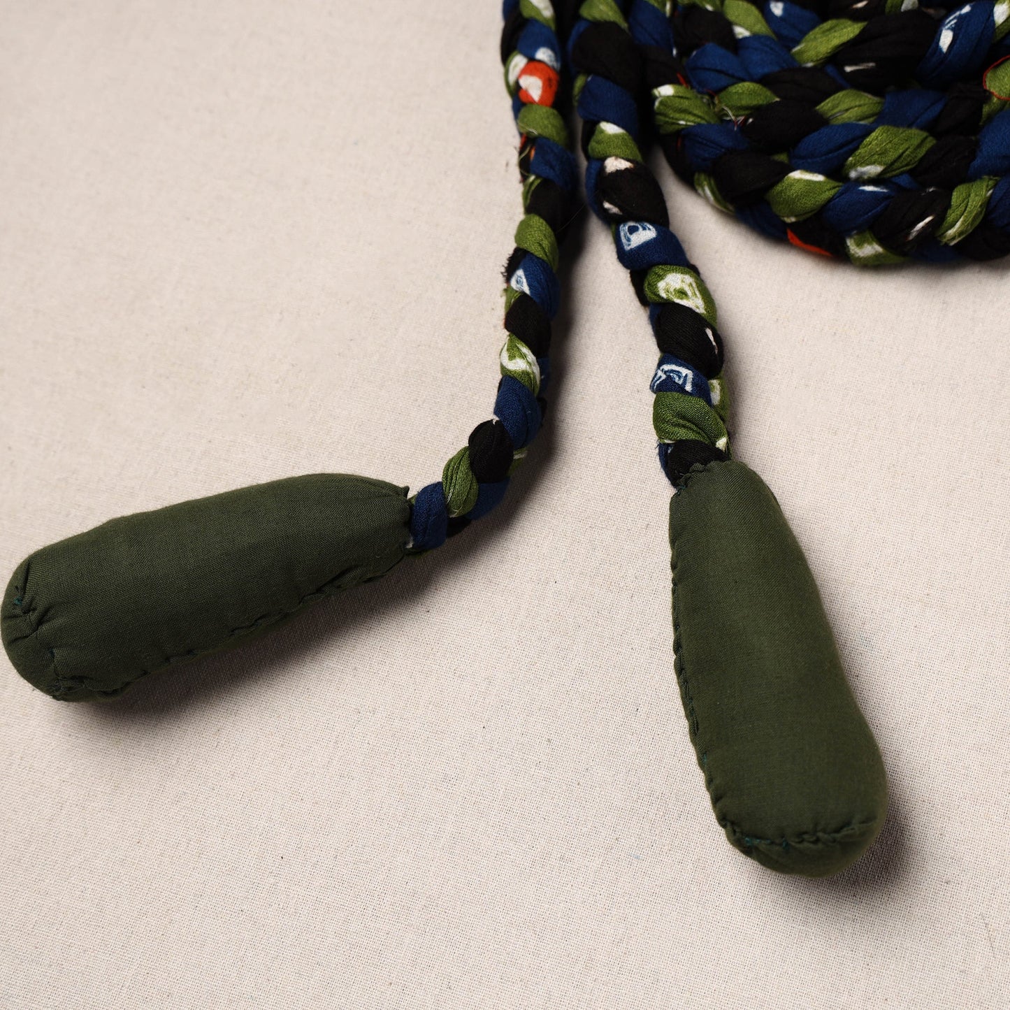  Handmade Upcycled Fabric Skipping Rope