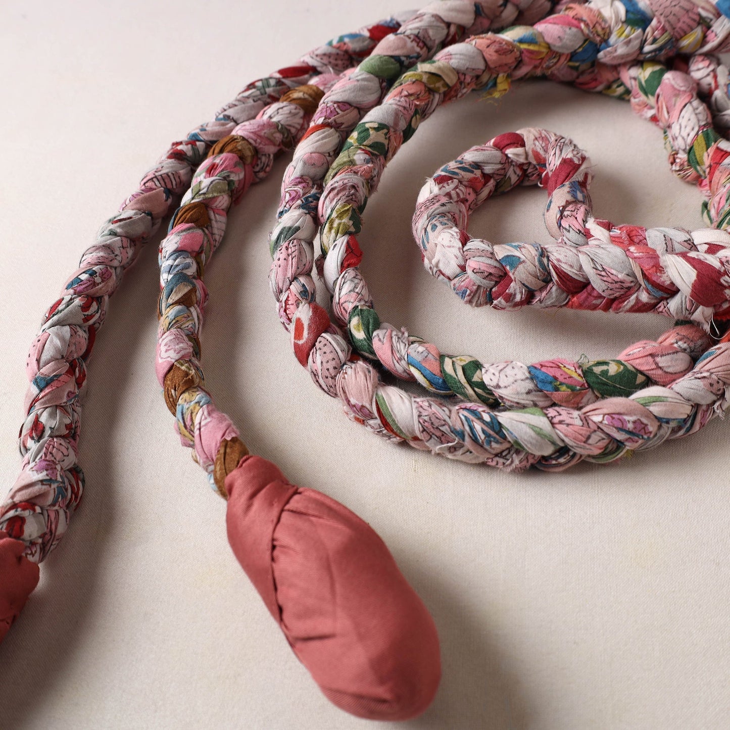  Handmade Upcycled Fabric Skipping Rope 35 