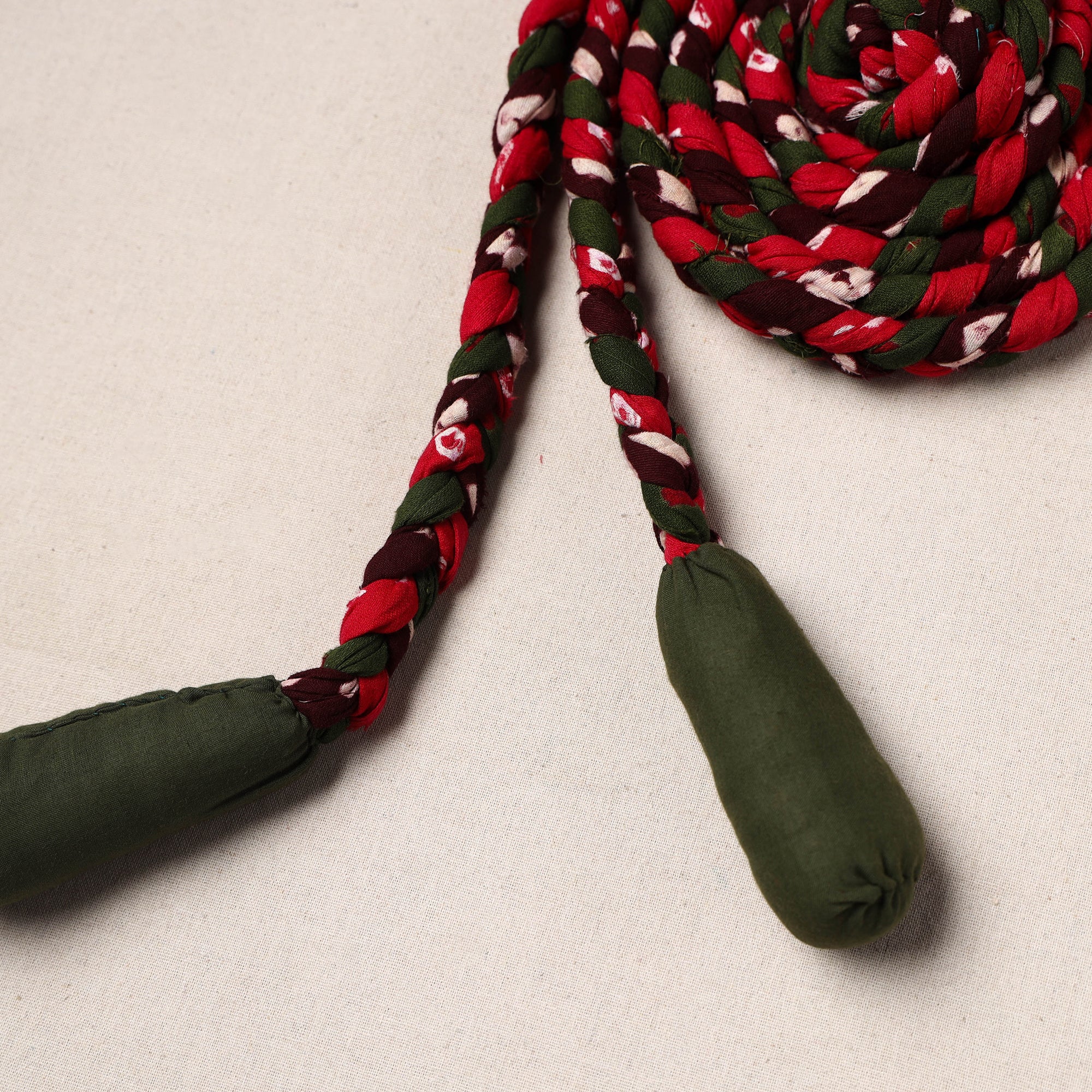  Handmade Upcycled Fabric Skipping Rope