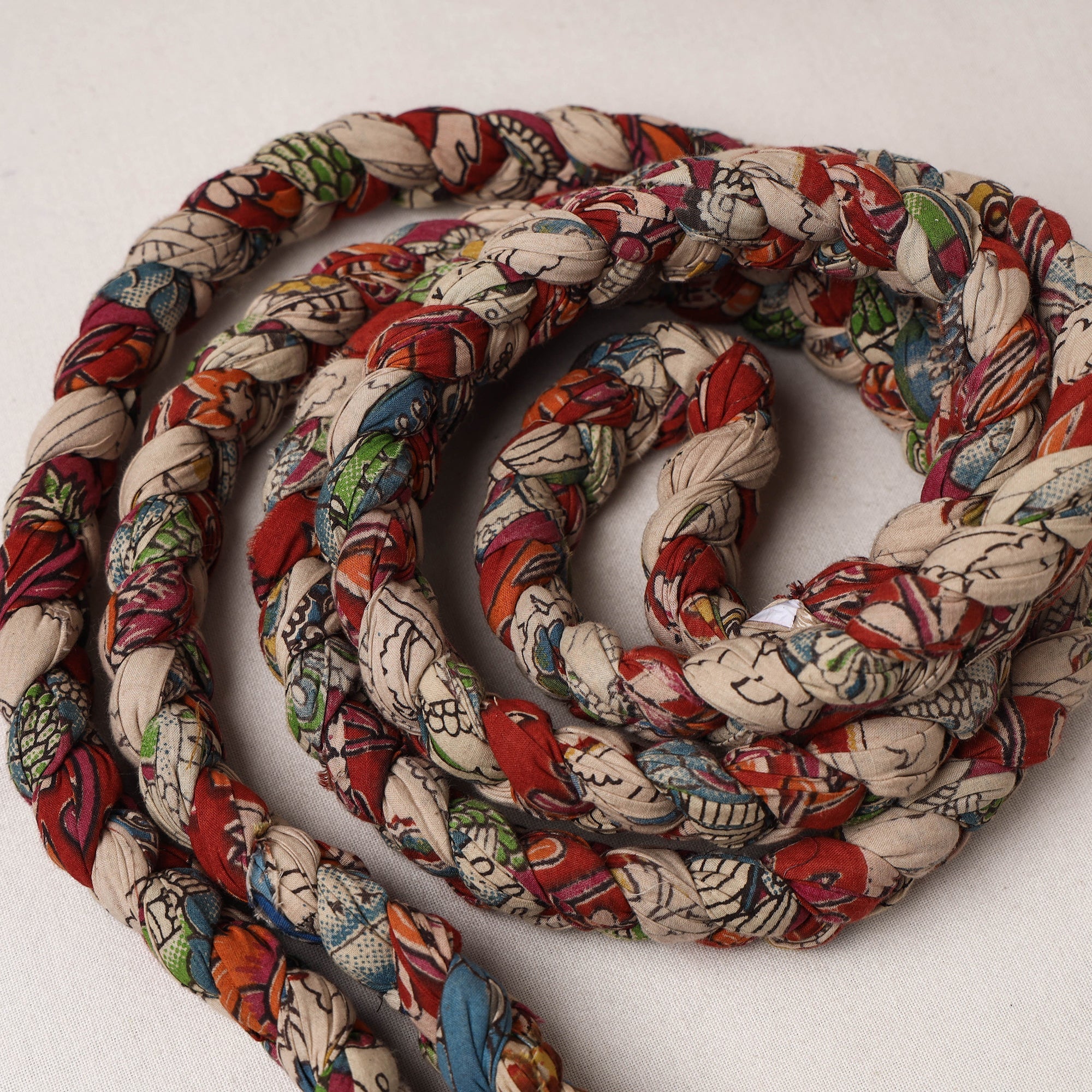  Handmade Upcycled Fabric Skipping Rope 43 