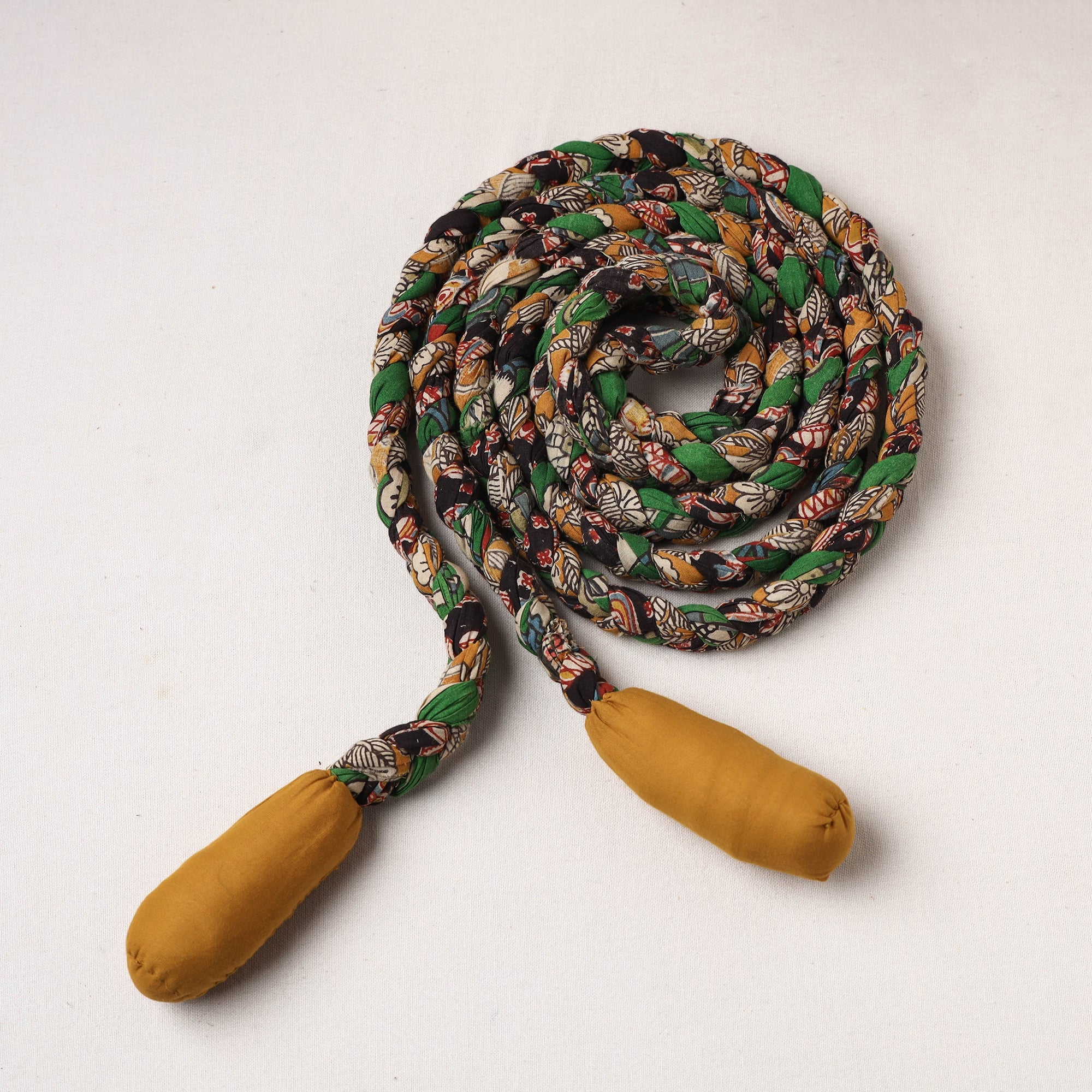 Fabric Roping Multicolor Handmade Upcycled Fabric Skipping Rope