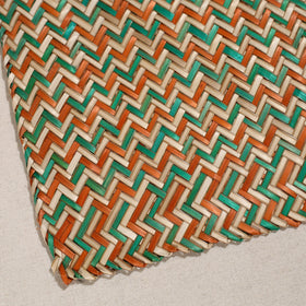  Multicolor Handmade Water Hyacinth Placemat from Assam (20 x 13 in)