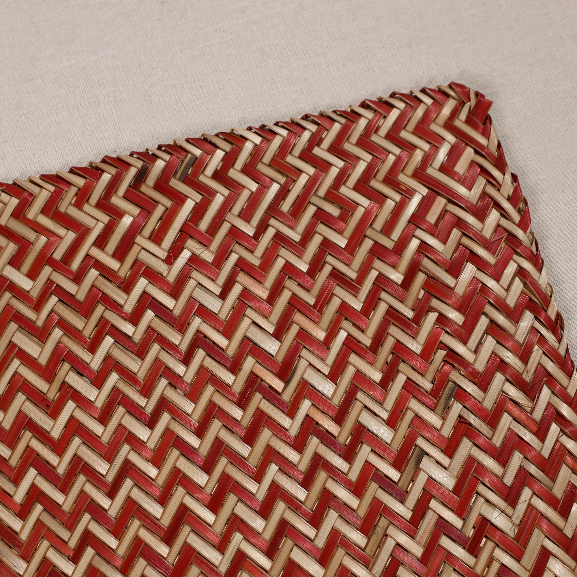 Multicolor Handmade Water Hyacinth Placemat from Assam (20 x 13 in)