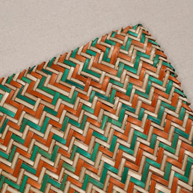  Multicolor Handmade Water Hyacinth Placemat from Assam (20 x 13 in)