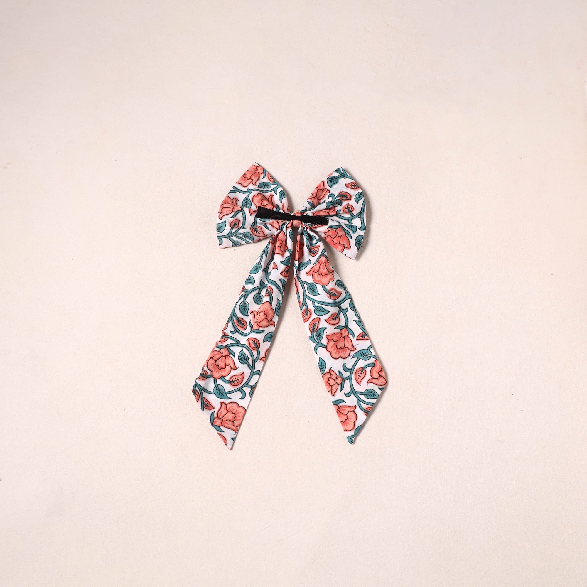 Handmade women’s bow hair clip 60 - handcrafted