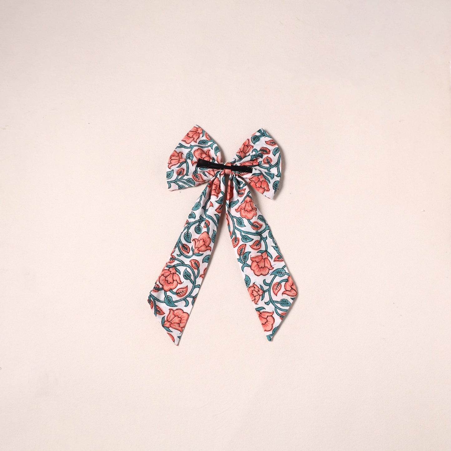 Handmade women’s bow hair clip 60 - handcrafted