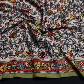 Buy Multicolor Handpainted Cotton Kalamkari Blouse Piece