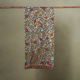 Multicolor Handpainted Cotton Kalamkari Stole