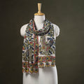 Multicolor Handpainted Cotton Kalamkari Stole