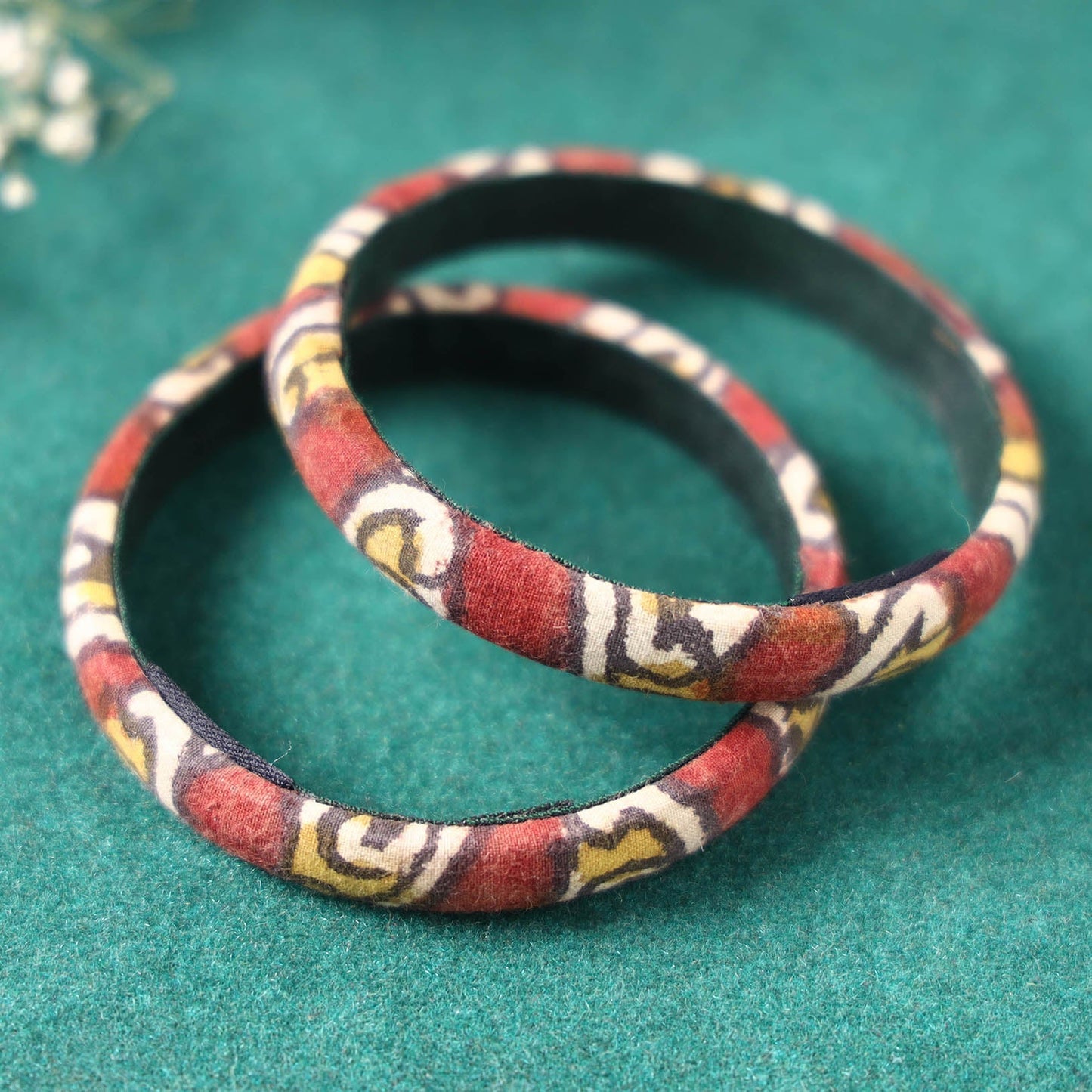  Handpainted Kalamkari Natural Dyed Bangle Online at iTokri.com