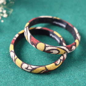  Handpainted Kalamkari Natural Dyed Bangle Online at iTokri.com