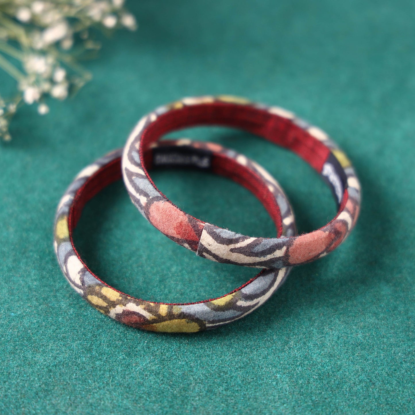  Handpainted Kalamkari Natural Dyed Bangle 