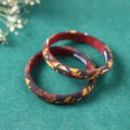  Handpainted Kalamkari Natural Dyed Bangle 