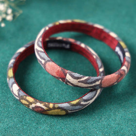  Handpainted Kalamkari Natural Dyed Bangle 