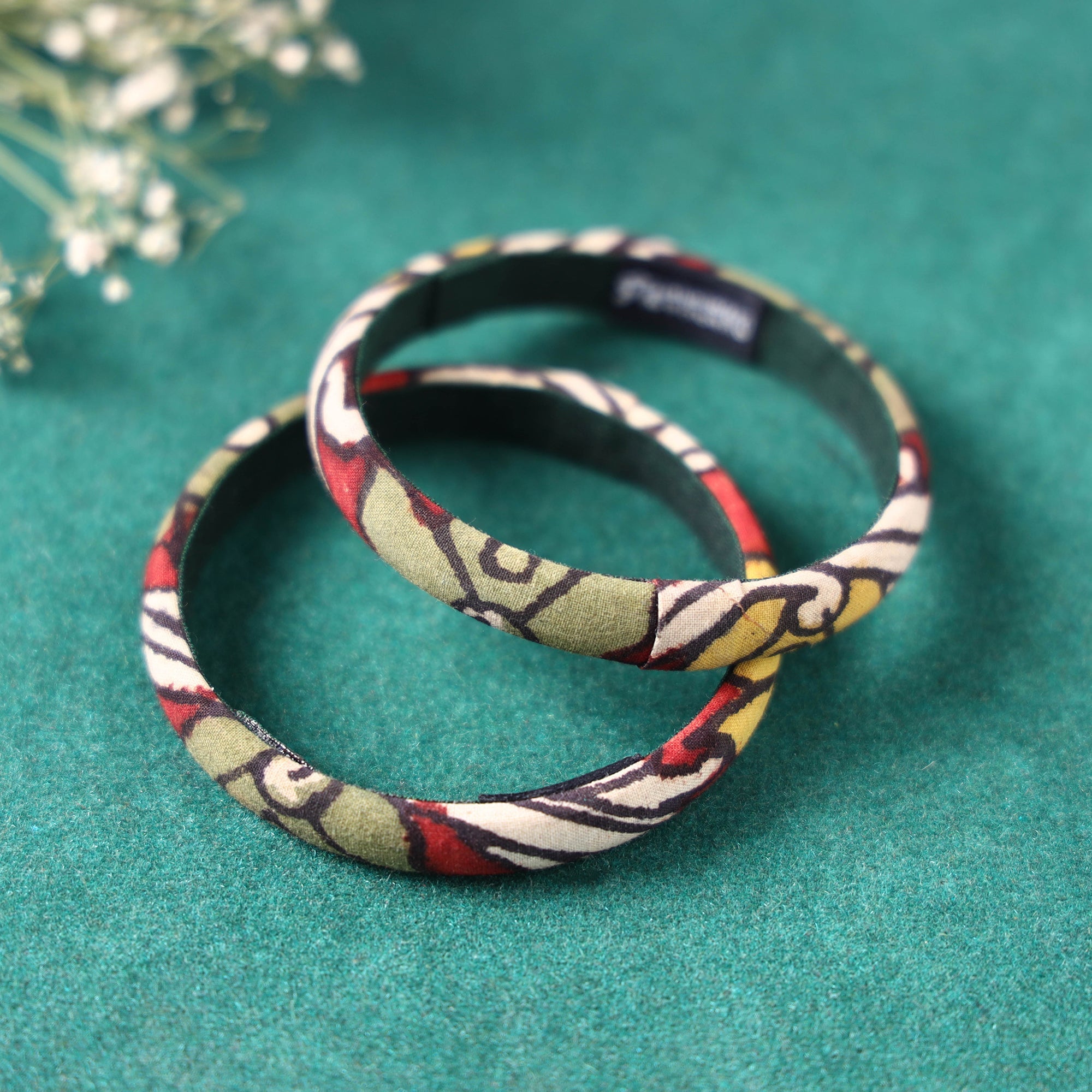  Handpainted Kalamkari Natural Dyed Bangle 