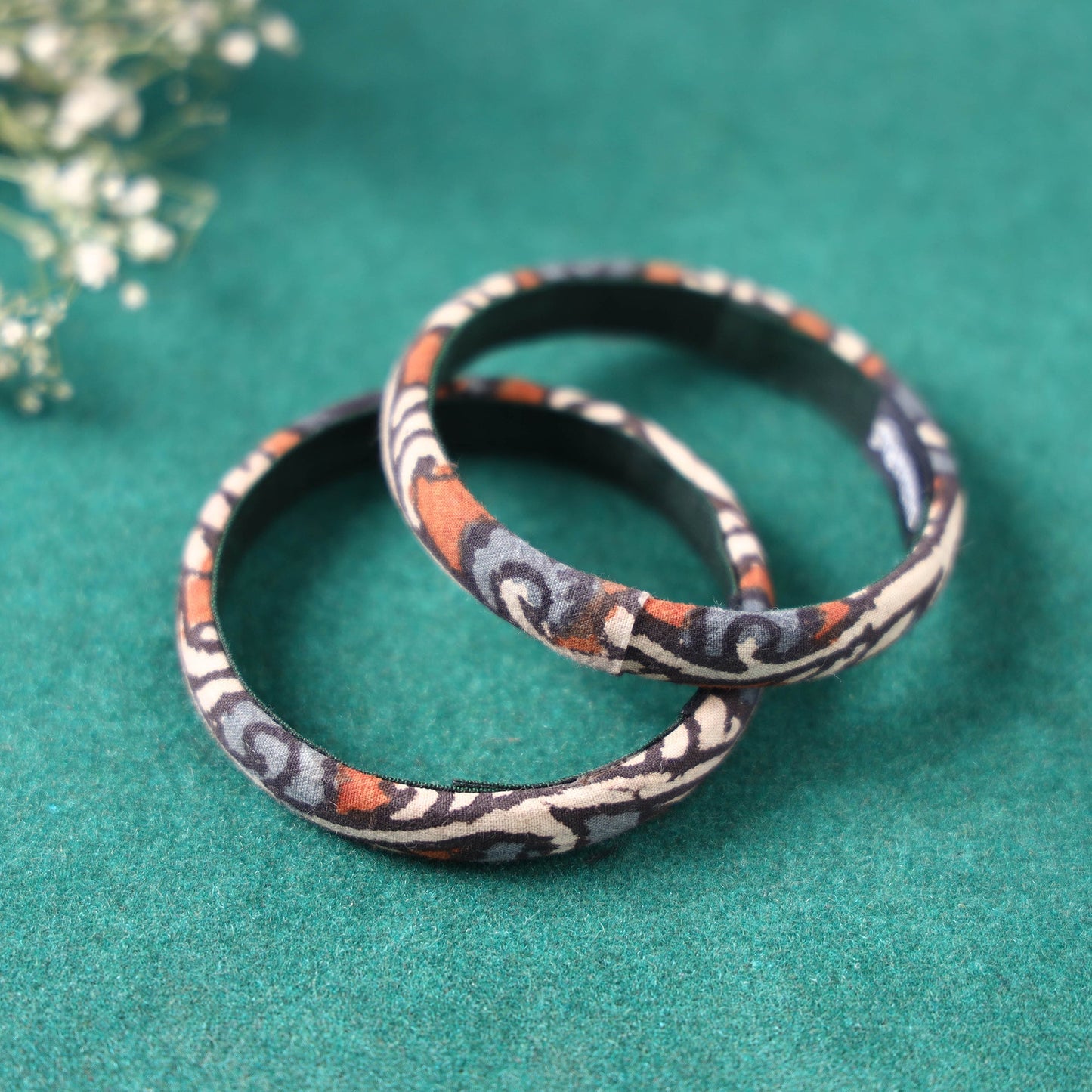  Handpainted Kalamkari Natural Dyed Bangle Online at iTokri.com