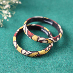 Handpainted Kalamkari Natural Dyed Bangle Online at iTokri.com