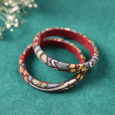  Handpainted Kalamkari Natural Dyed Bangle Online at iTokri.com