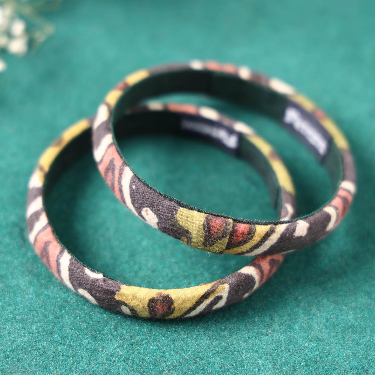 Handpainted Kalamkari Natural Dyed Bangle 
