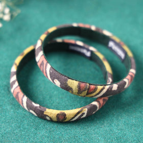  Handpainted Kalamkari Natural Dyed Bangle 