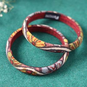  Handpainted Kalamkari Natural Dyed Bangle 