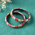  Handpainted Kalamkari Natural Dyed Bangle Online at iTokri.com