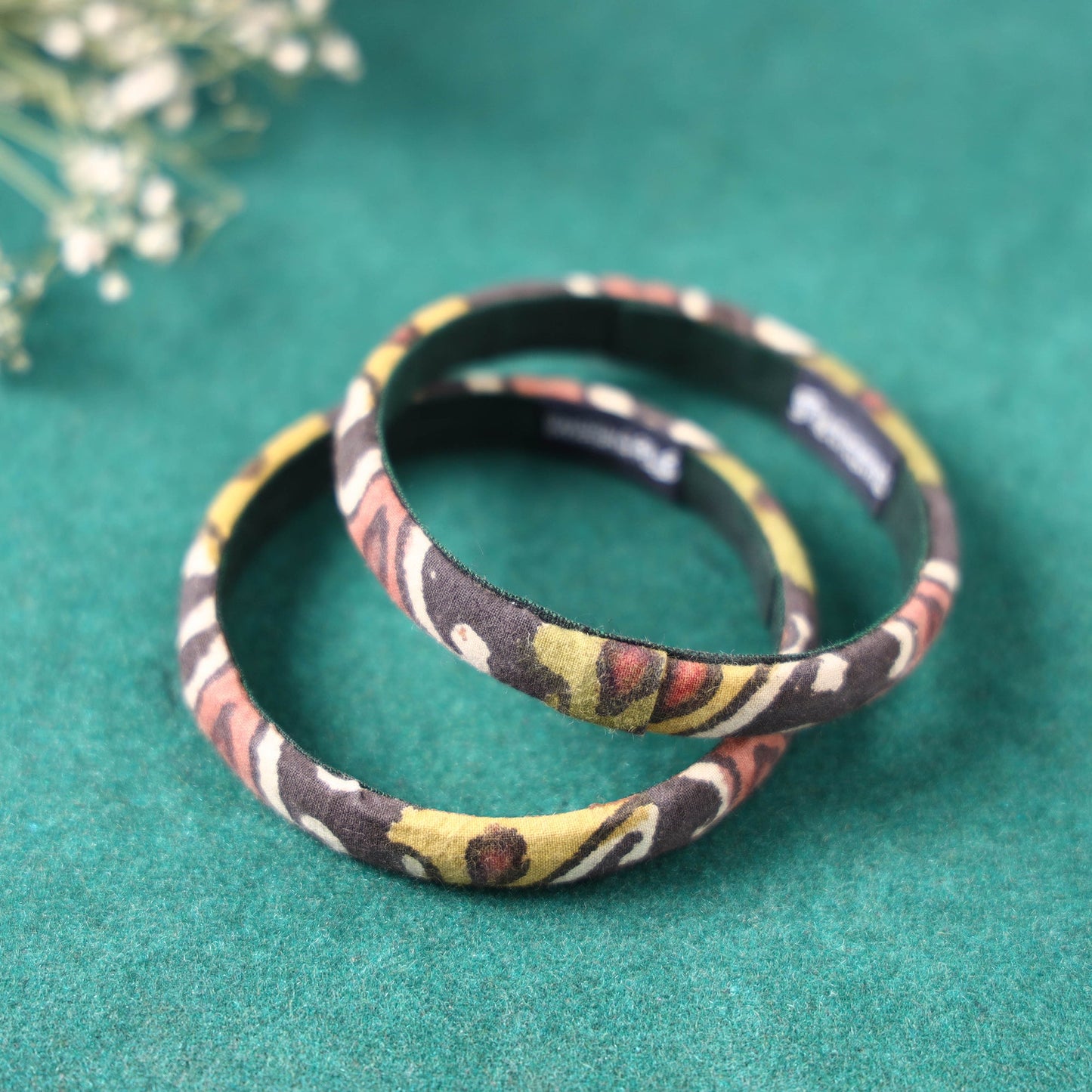  Handpainted Kalamkari Natural Dyed Bangle 