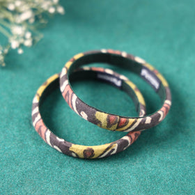  Handpainted Kalamkari Natural Dyed Bangle 